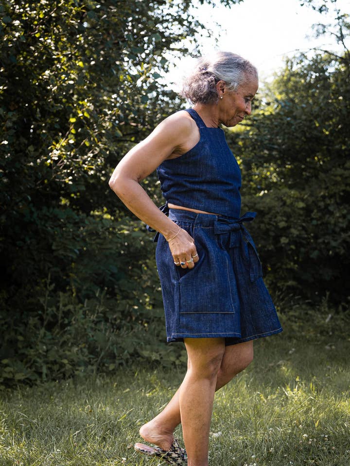 CALI SHORTS AUS DENIM für den Großhandel von MAS Montreal