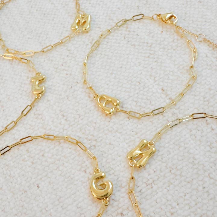 Ellison+Young - Vendita all'ingrosso Bracciali a catena e a maglie - Bracciale Iniziale Mini Palloncino