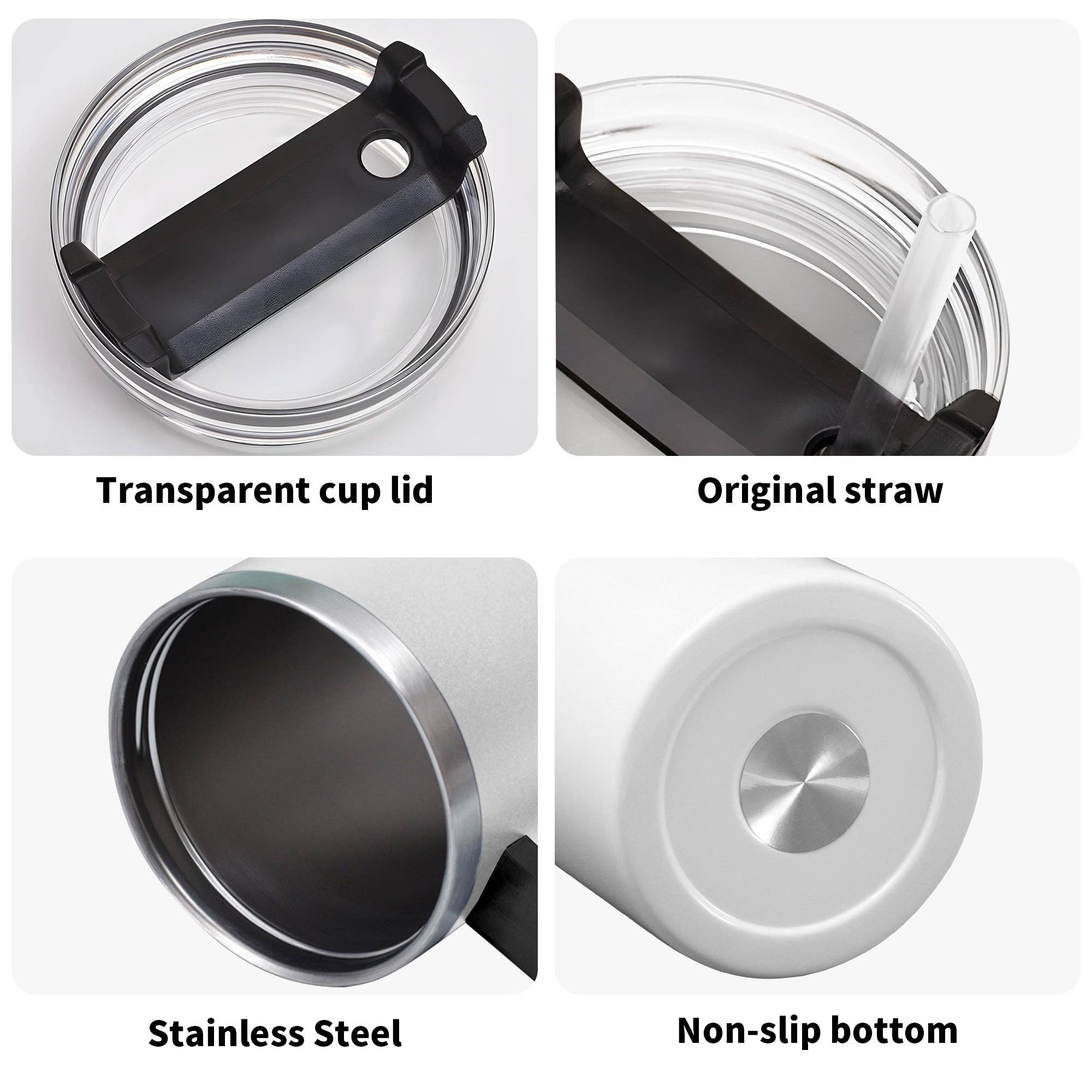 Grassy Creek Designs - Wholesale Insulated Mug/Tumbler - Neon Desert Blooms 40oz Stainless Steel Tumbler With Handle and Straw7