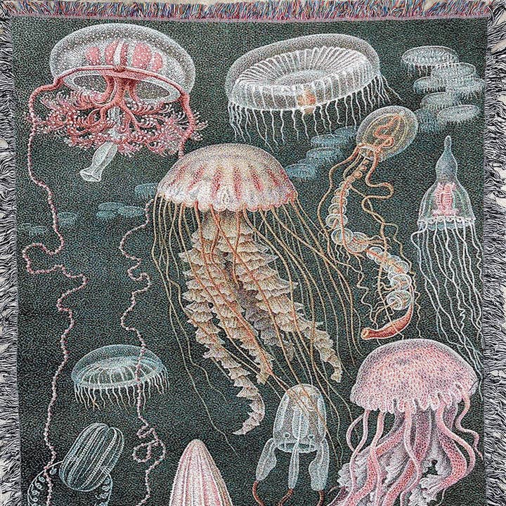 Strike Gently - Wholesale Throw Blanket - Jellyfish Blanket0