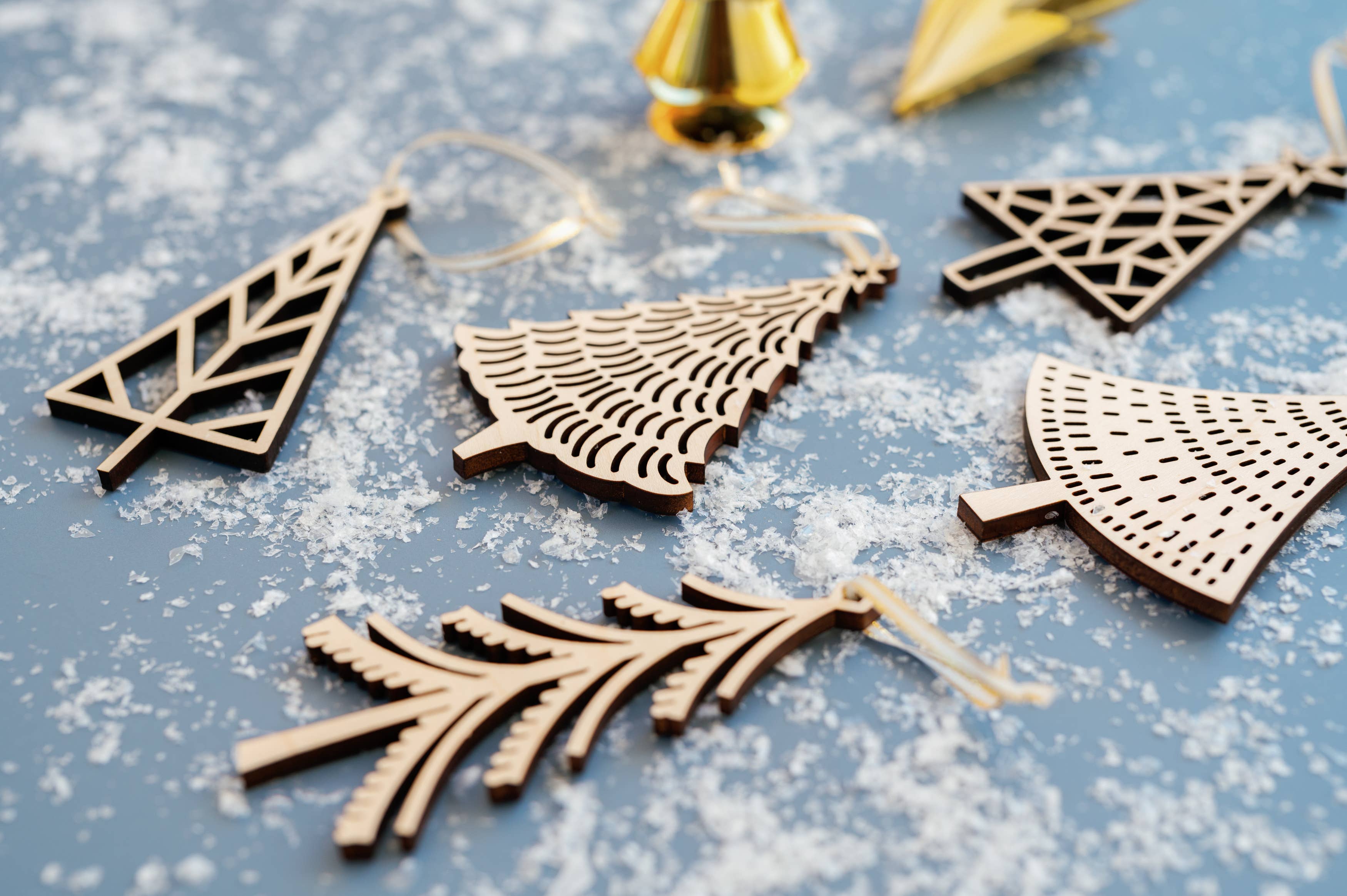 Reece Design Works - Wholesale Ornament - Wood Tree Christmas Ornaments7