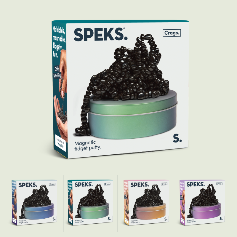 Speks - Wholesale Fidget Toy - Kids - Crags Single Color Case Pack6