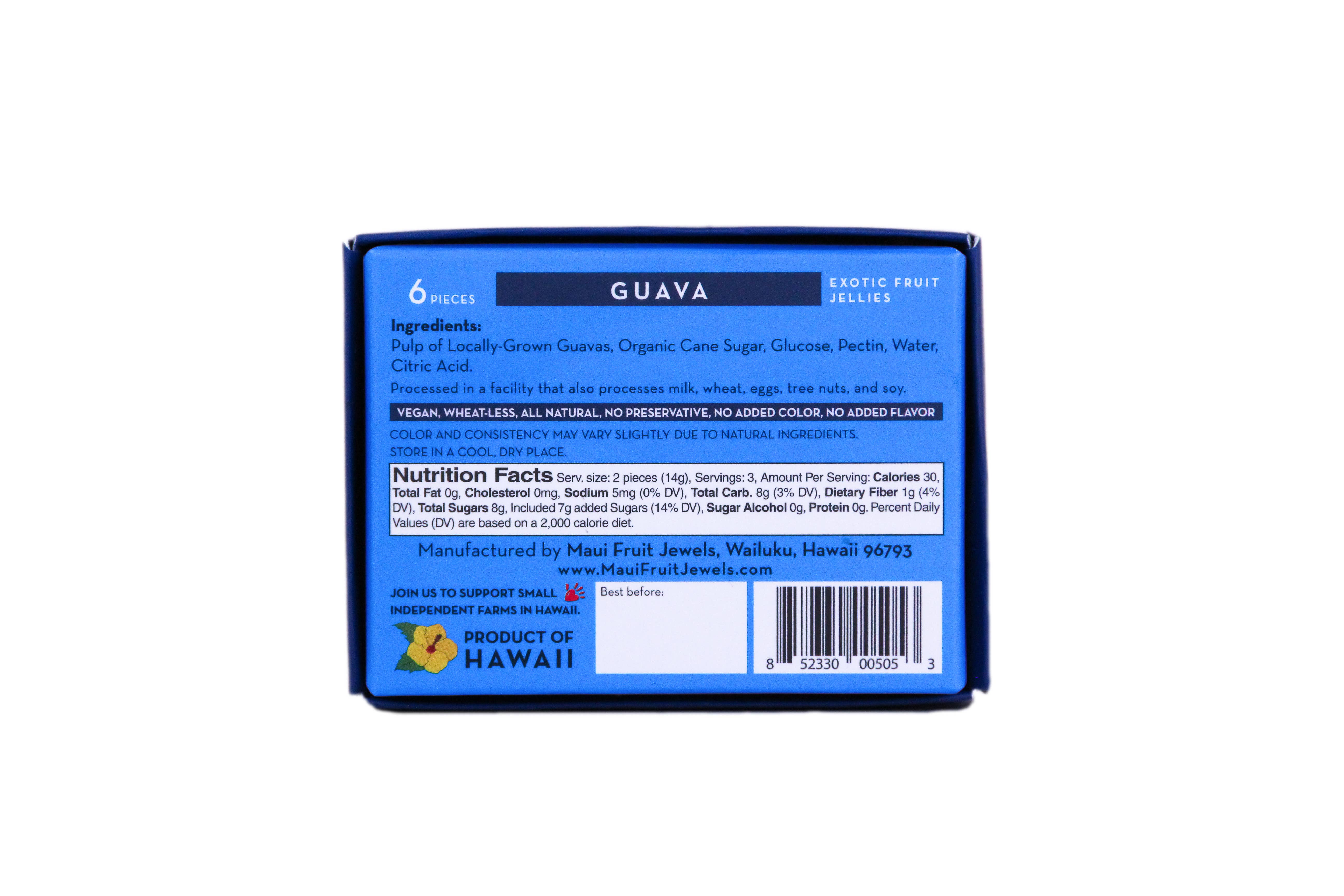 Maui Fruit Jewels – wholesale Gelégodis – Guava fruktgelé3