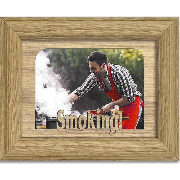 Smoking! Picture Frame - Holds 4x6 Photo - Multiple Color Op for wholesale by Northland Frames and Gifts Inc