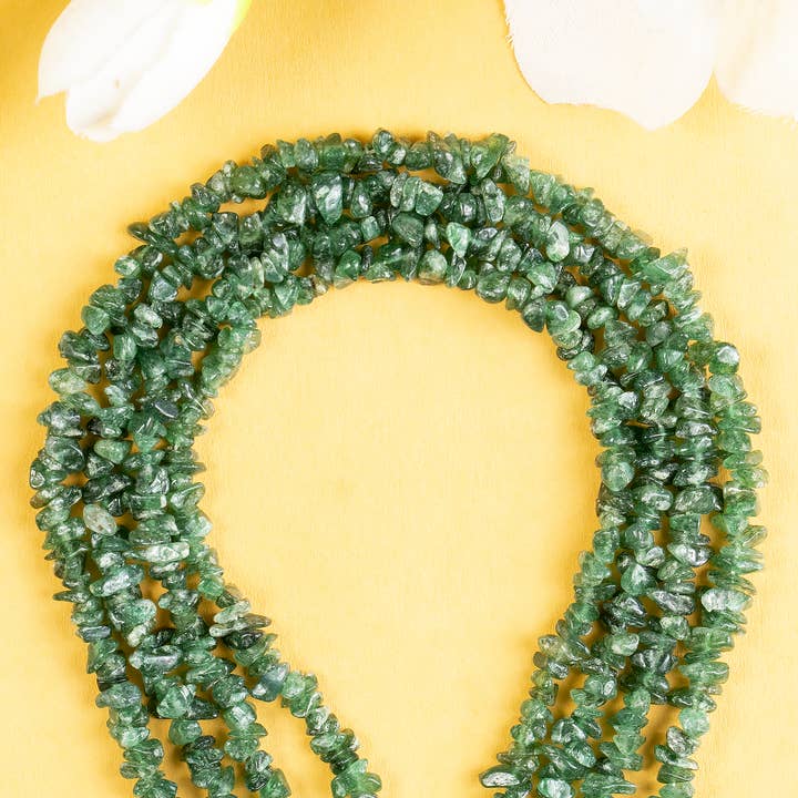 Soothing Crystals Beads - Wholesale Beads - Green Aventurine Chip Beads Strand, Crystal Uncut Beads11