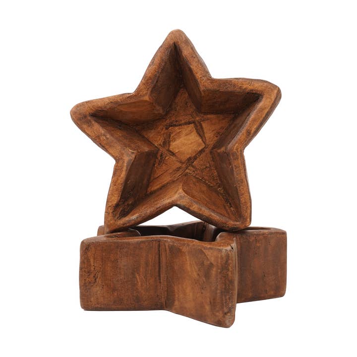 My Amigos Imports - Wholesale Candle Holder - Star Dough Bowl-Small-7x7x2 inches-Candle Ready-NEW3