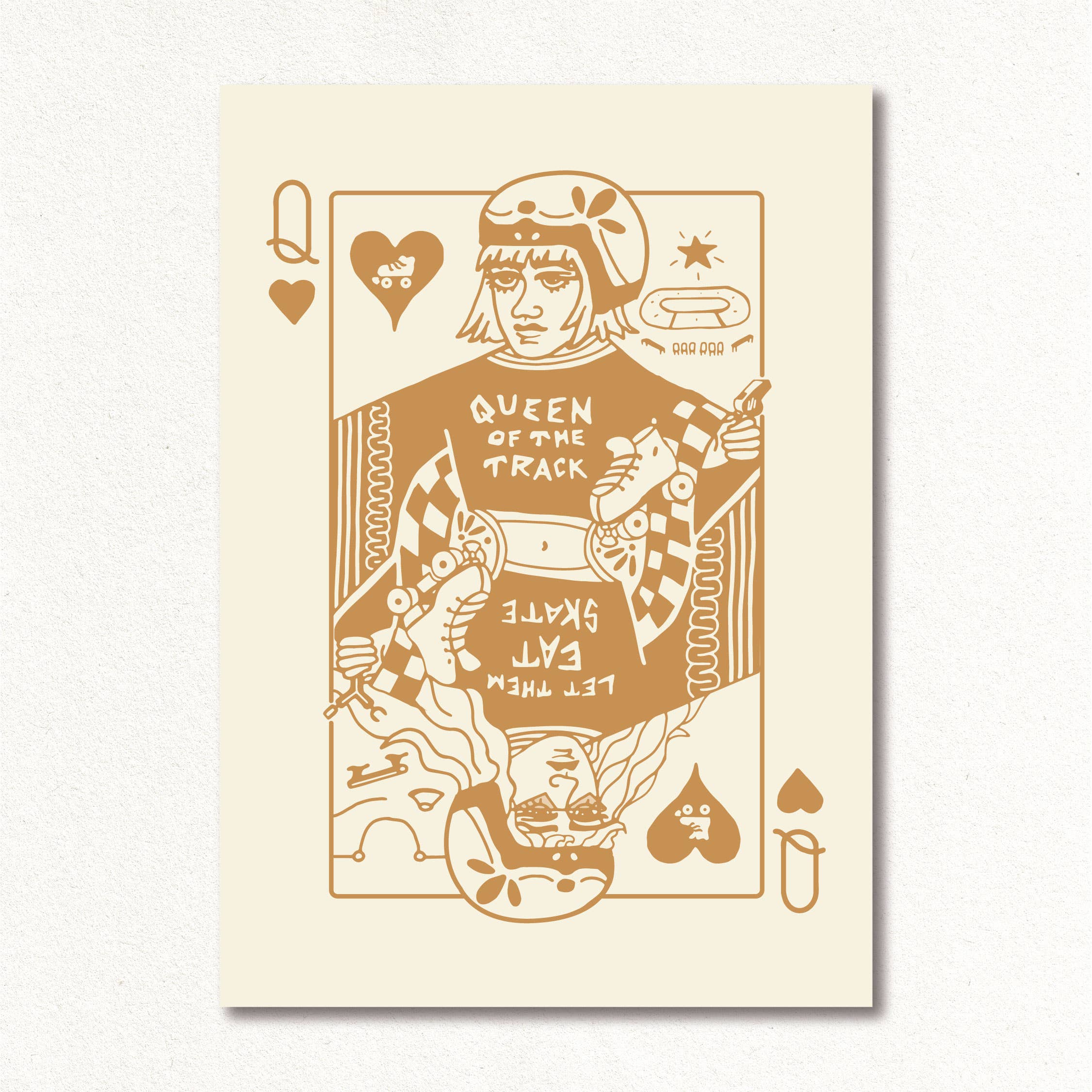 Create & Skate Factory - Wholesale Art Print - Queen of Skates Art Print8