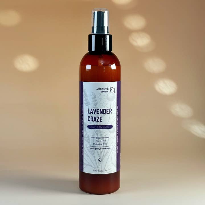 ANDANTE HOME - Wholesale Room & Linen Spray - Lavender Craze 8oz/2oz Spray Mist5