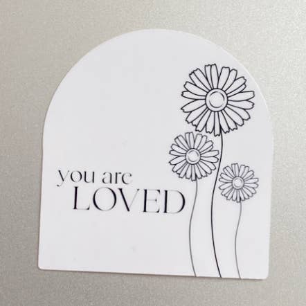 Adhesivo que eres amado para venta al por mayor de Under This Moon Designs