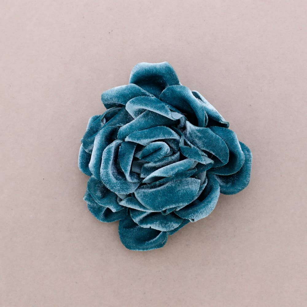 Sonata - Wholesale Snap Jewelry - Velvet Flower Brooch 13cm8
