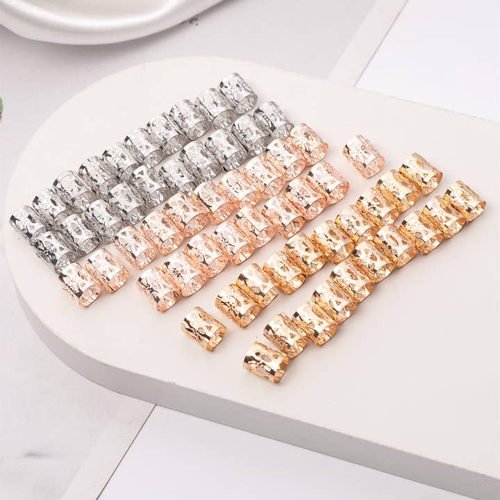 Lily Clothing - Wholesale Hair Accessories Set - Women's - Dreadlocks accessories Hollow iron ring ornaments4