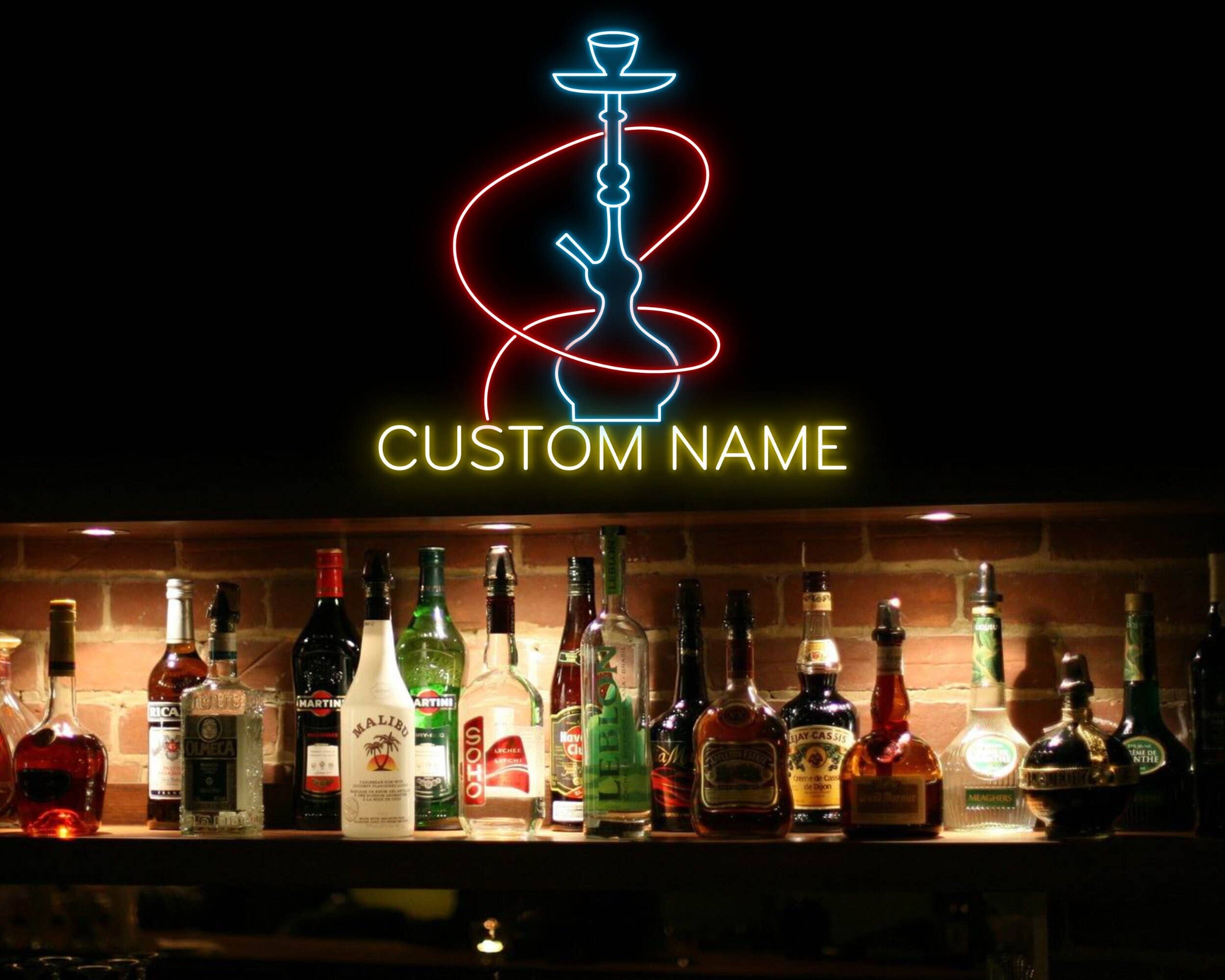 Glow Neon - Wholesale Neon Sign - Custom Hookah Smoking Shisha Neon Sign0