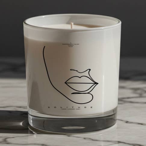 LIMITED EDITION - A SOLITUDE CANDLE for wholesale by Predominantly Black Candle Haus