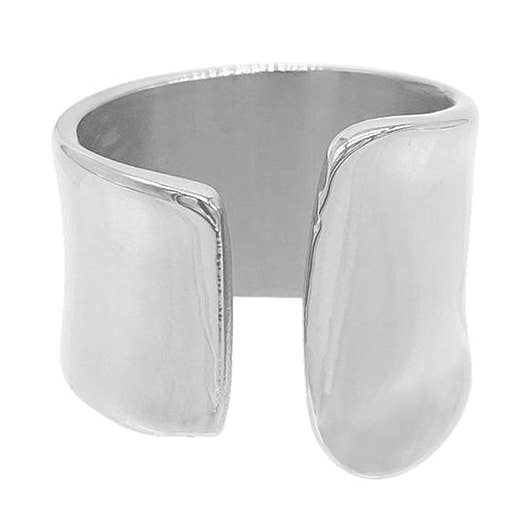 Anello a fascia alta aperta per la vendita all'ingrosso da parte di Adornia