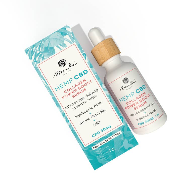 MANTRA MASK CBD - Wholesale CBD Serum - Hemp CBD Collagen Power Boost Serum