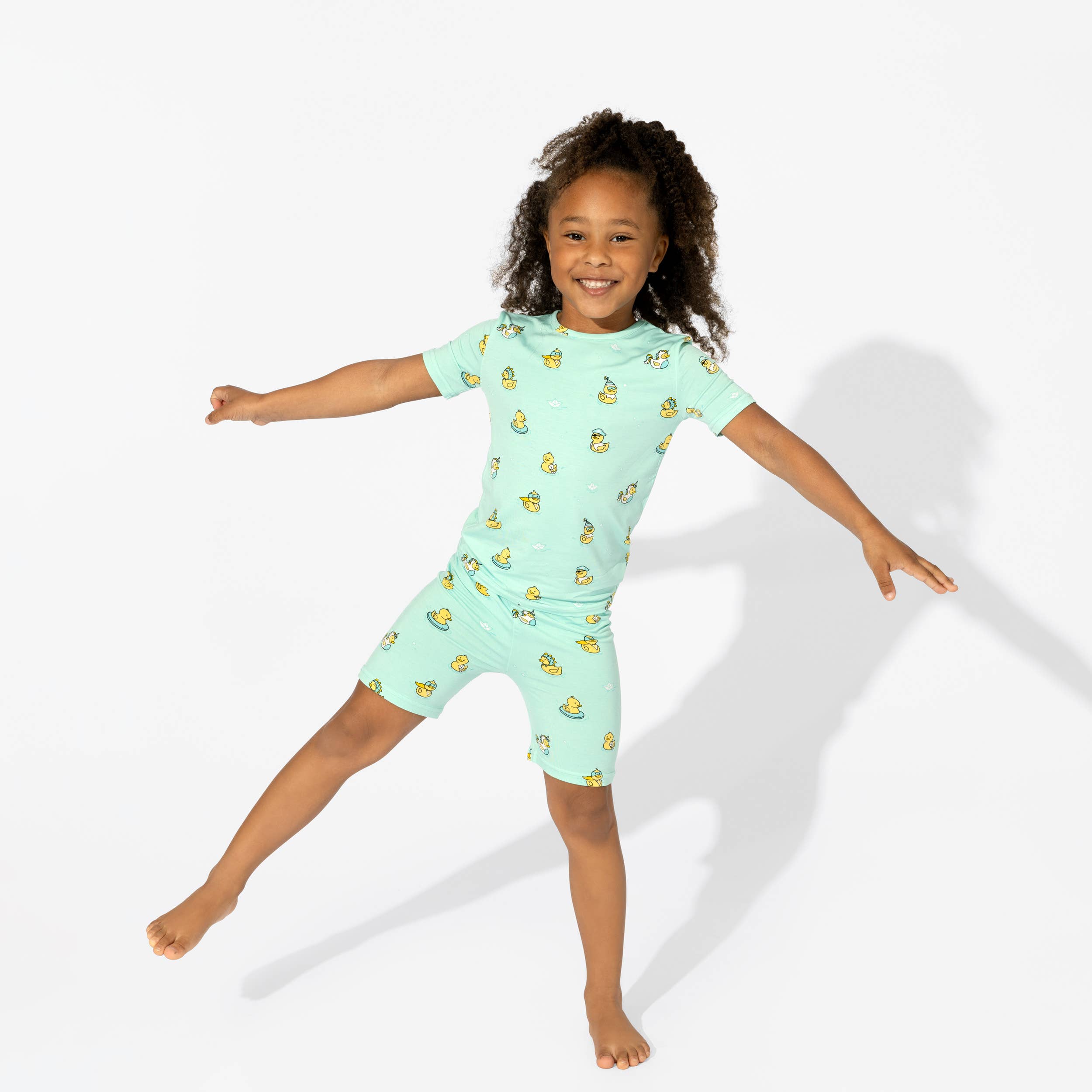 Bellabu Bear - Wholesale Sleepwear Set - Kids - Rubber Ducky Bamboo Kids Pajama Short Set5