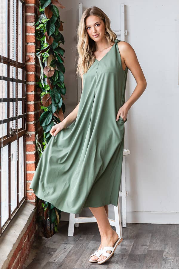 miroh - Wholesale Dress - Women's - KNOT DRESS MIDI DRESS 10