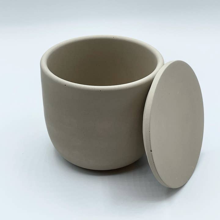 Colyer House Creations - Wholesale Candle Holder - Faire Exclusive Colors Handmade Concrete Candle Vessels 9oz