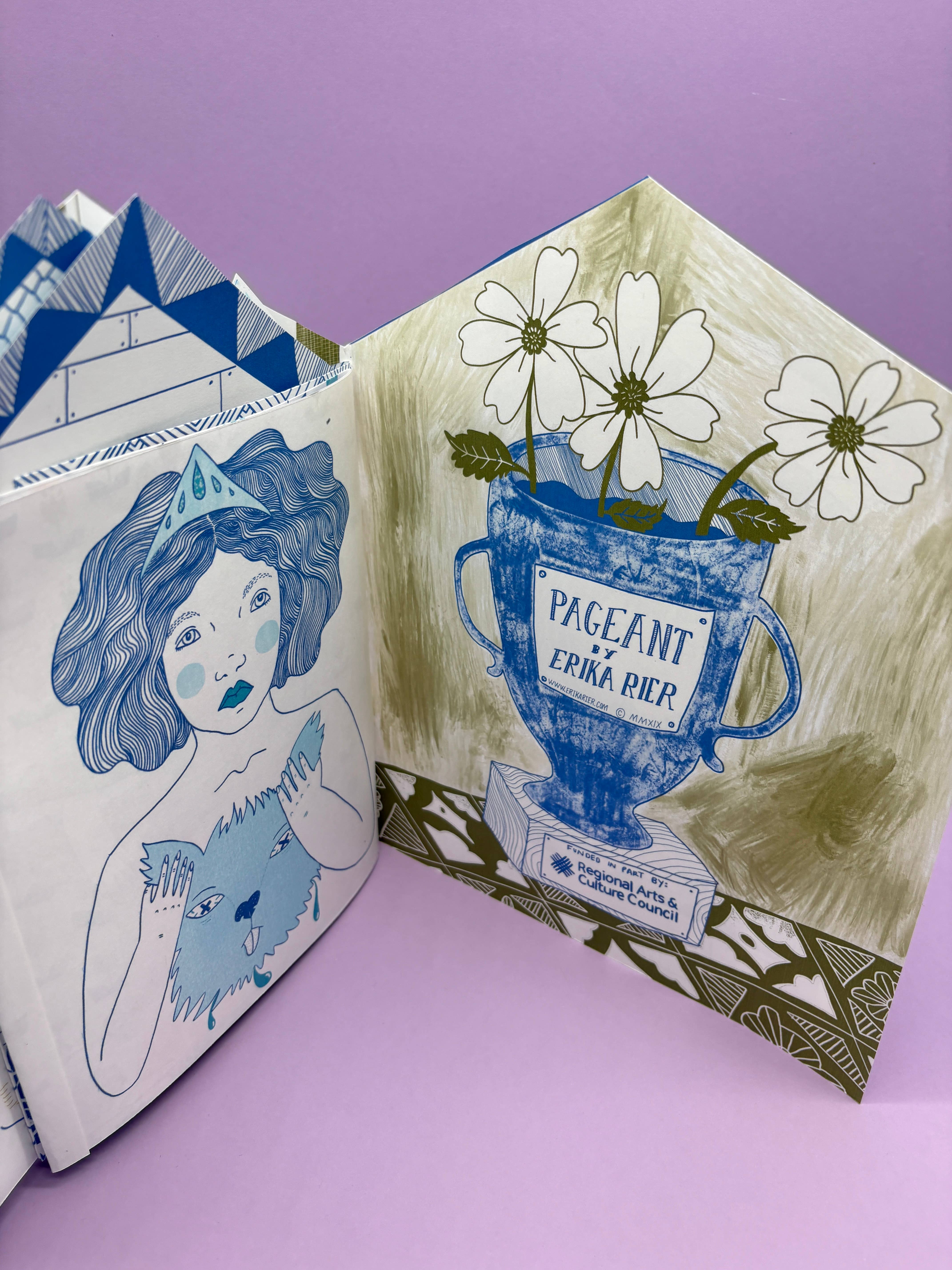 Erika Rier - Wholesale Magazine - Pageant - A Fold Out Art Zine12