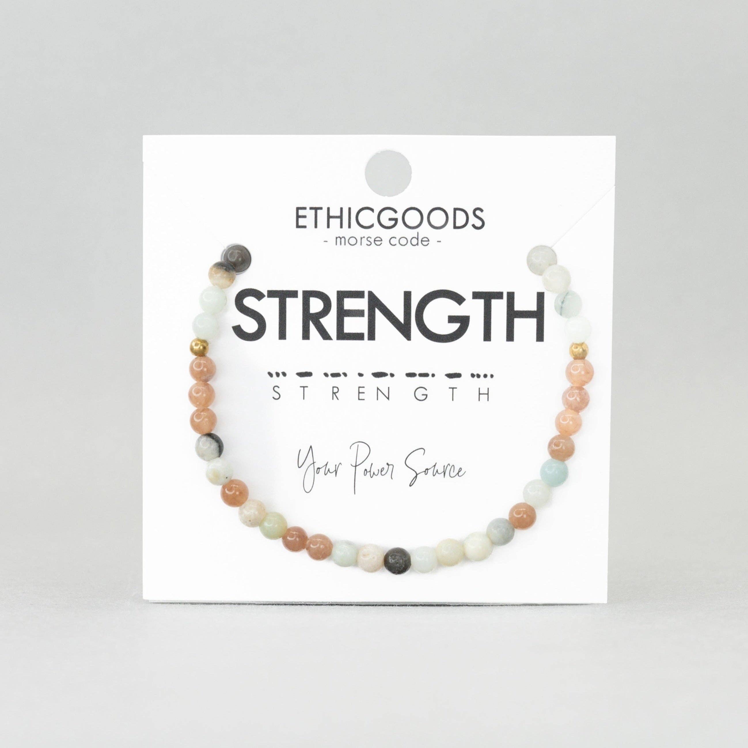 ETHICGOODS - Vente Bracelet de perles - Bracelet Morse Code | FORCE4