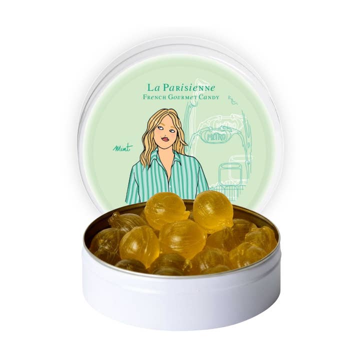 La Parisienne – Handgemachte Minzbonbons – 50 g für den Großhandel von Bonbon-France