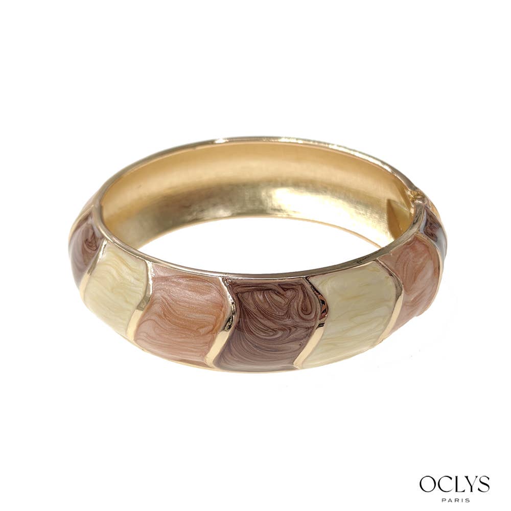 Oclys – wholesale Bangle bracelet – Nina colored enamel bangle bracelet0