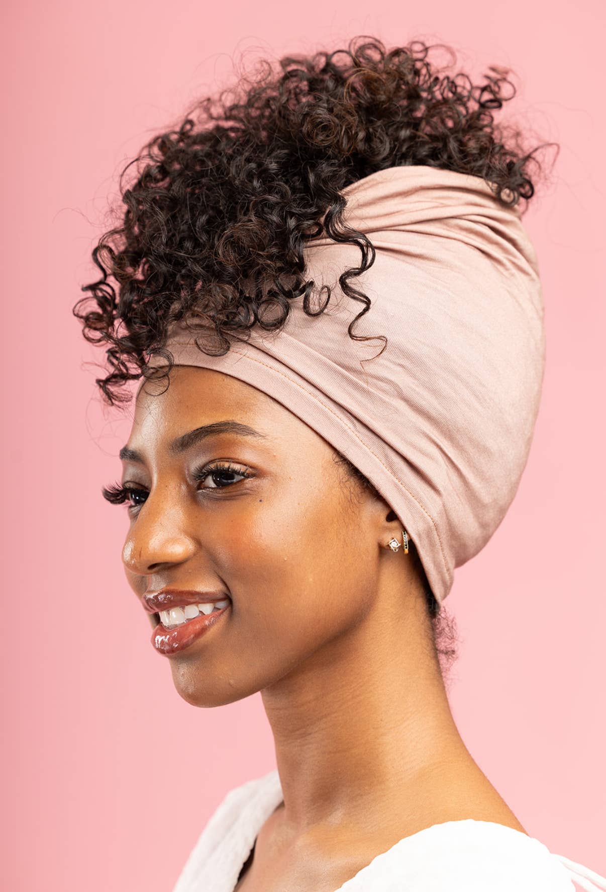 The Curly Pineapples - Wholesale Fashion Headband - Women's - Mocha Brown Pineapple1
