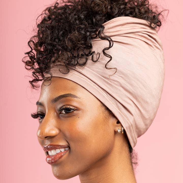 The Curly Pineapples - Wholesale Fashion Headband - Women's - Mocha Brown Pineapple1