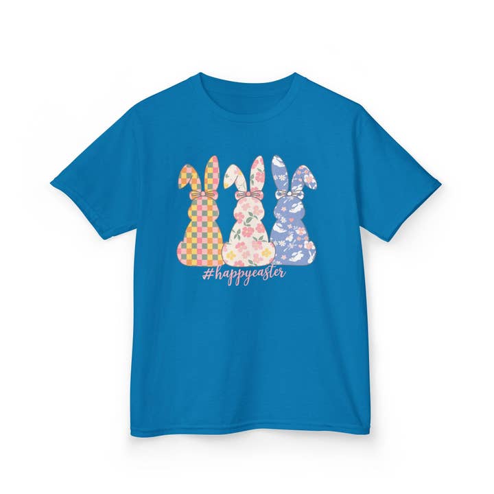 M2B Designs - Wholesale Screen Printed T-Shirt - Kids - Happy Easter Bunny Youth Tee11