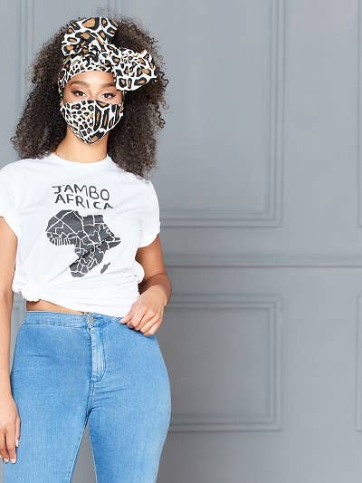 African Map T-Shirt for wholesale by Influx Brand