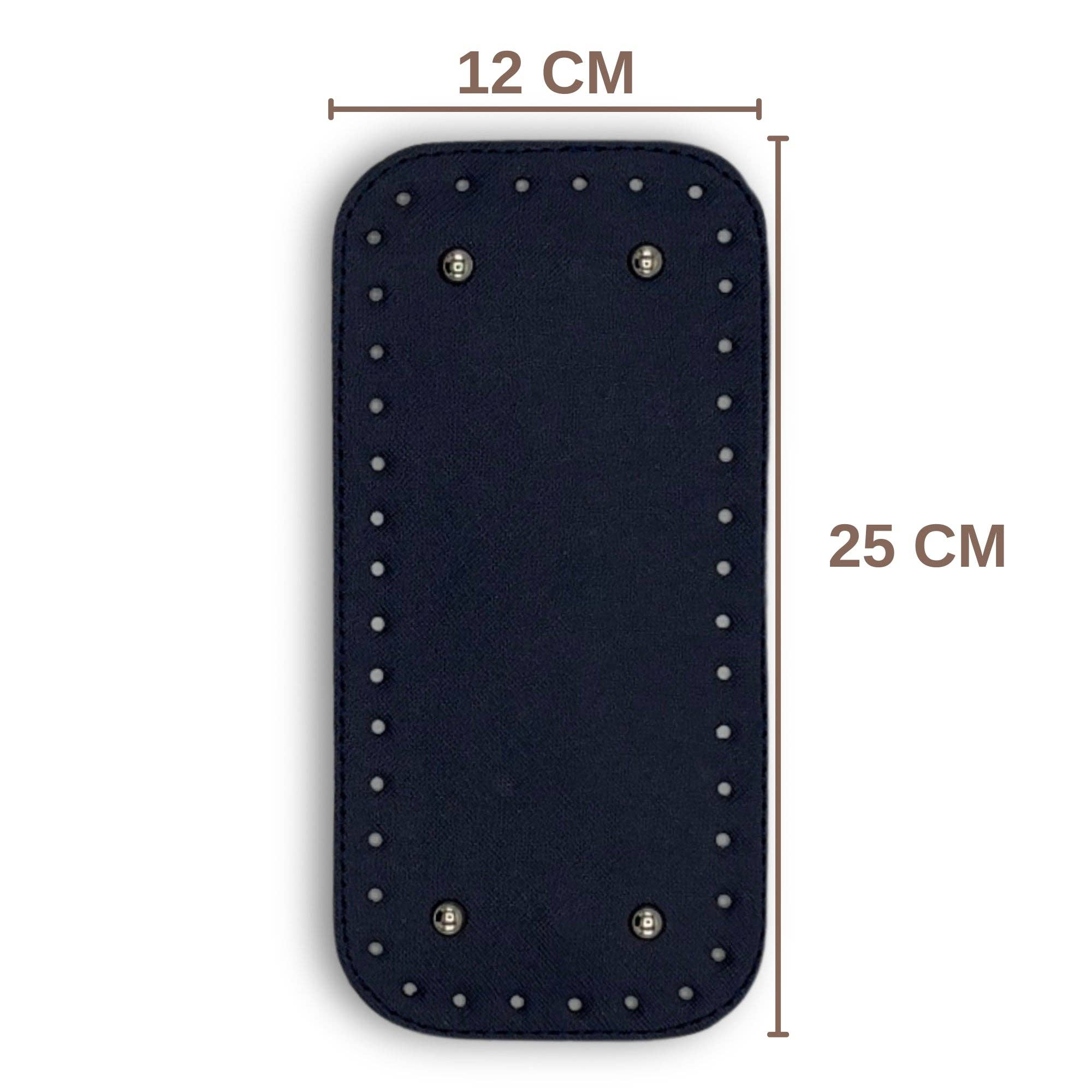 Sensy - Venta al por mayor Material para punto/ganchillo - Base para bolso mediano y base inferior de poliuretano, 12 cm x 25 cm2