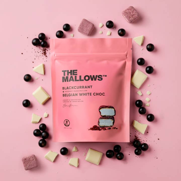 The Mallows - Wholesale Marshmallow - BLACKCURRANT & BELGIAN WHITE CHOC - CHOC COATED MARSHMALLOWS2