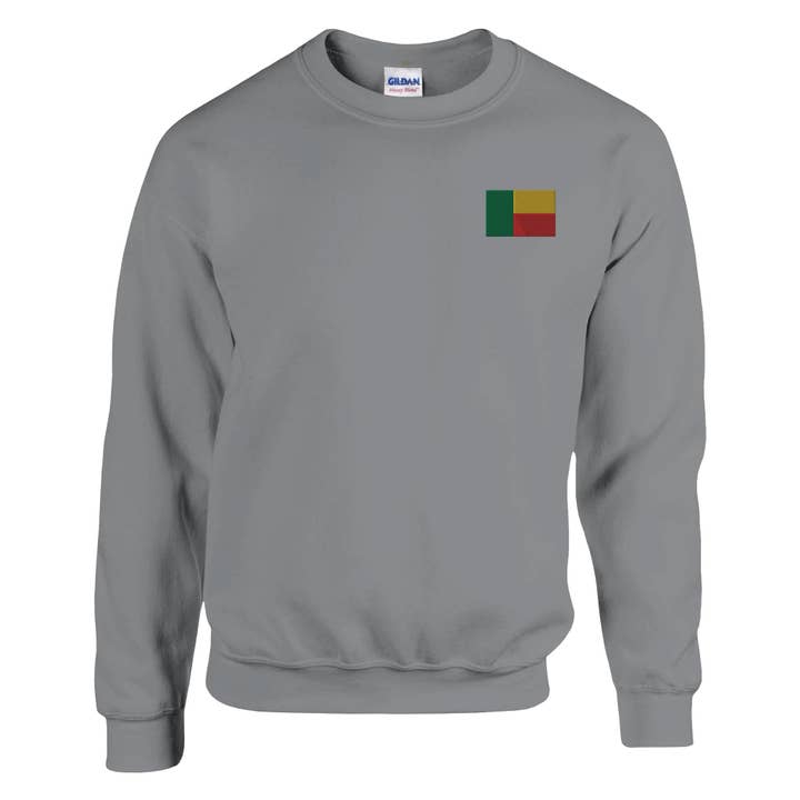 Pixelforma – wholesale Sweatshirt - Unisex – Benin flagga broderad tröja