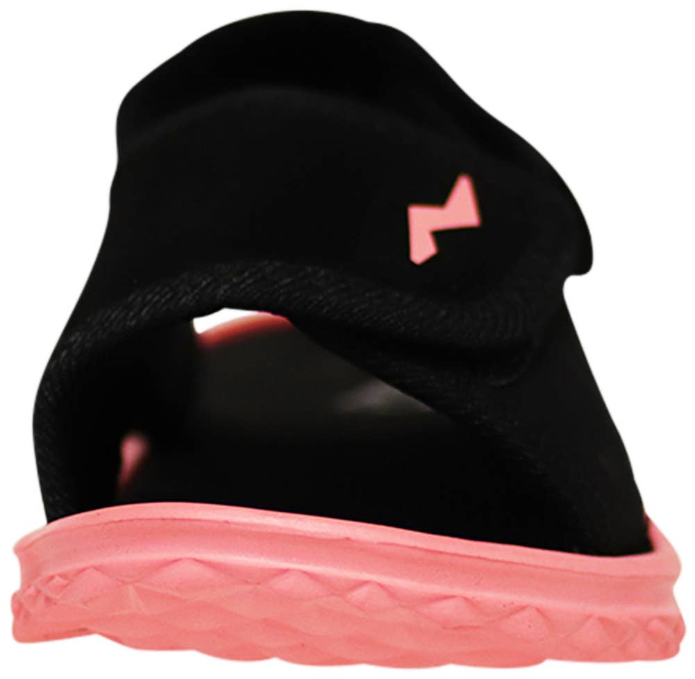 Eastern Off Price - Wholesale Sandals - Kids - Norty Black/Fuchsia Adjustable Strap Sport Sandal 418323