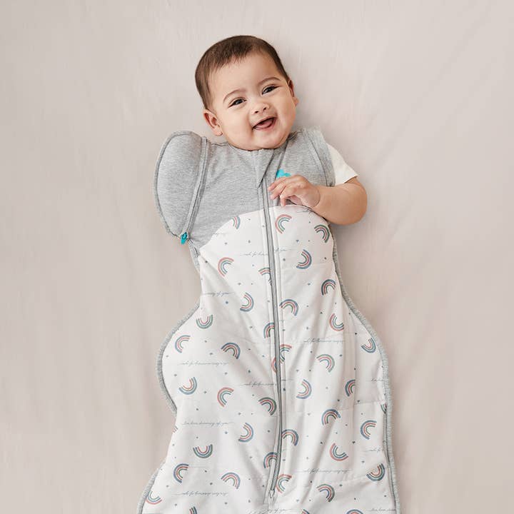 SWADDLE UP™ Warm Transition Bag - Cotton 2.5 TOG - Rainbow for wholesale by Love to Dream