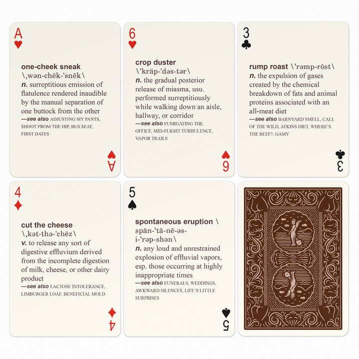 Knock Knock - Wholesale Playing Cards - 52 Farts Playing Cards Deck