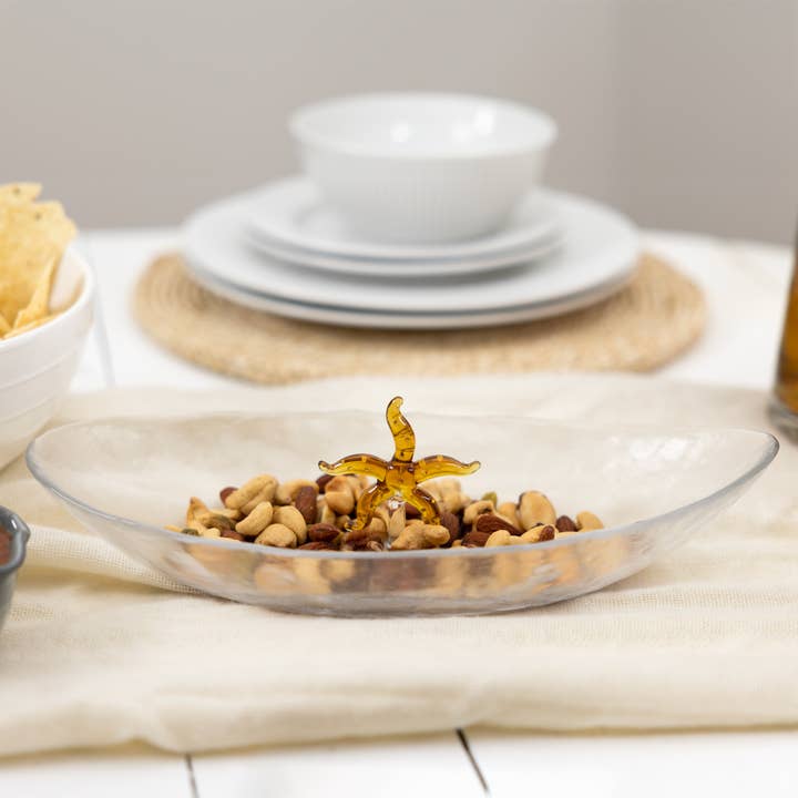 Pavilion - Wholesale Platter - Starfish - 12" Glass Platter with 3D Icon1