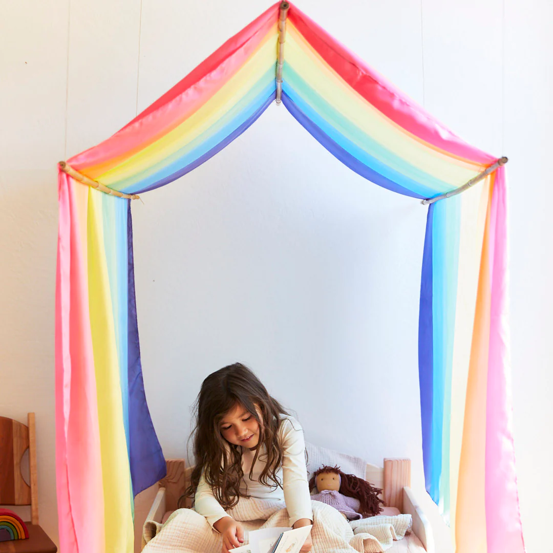 Sarah’s Silks - Wholesale Classic Toy - Kids - Double Rainbow Playsilk2