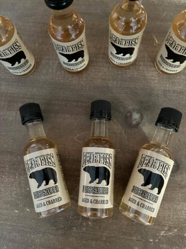 Fairhope Favorites, Inc. - Wholesale Hot Sauce - Black Bear Piss Mini Hot Sauce - Aged & Charred1