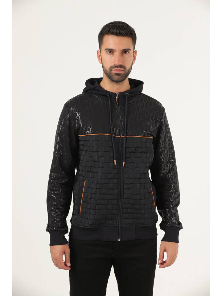 JU GROUP - Vendita all'ingrosso Felpa con cappuccio - Uomo - 4231 - FELPA CLUB JU DA UOMO6