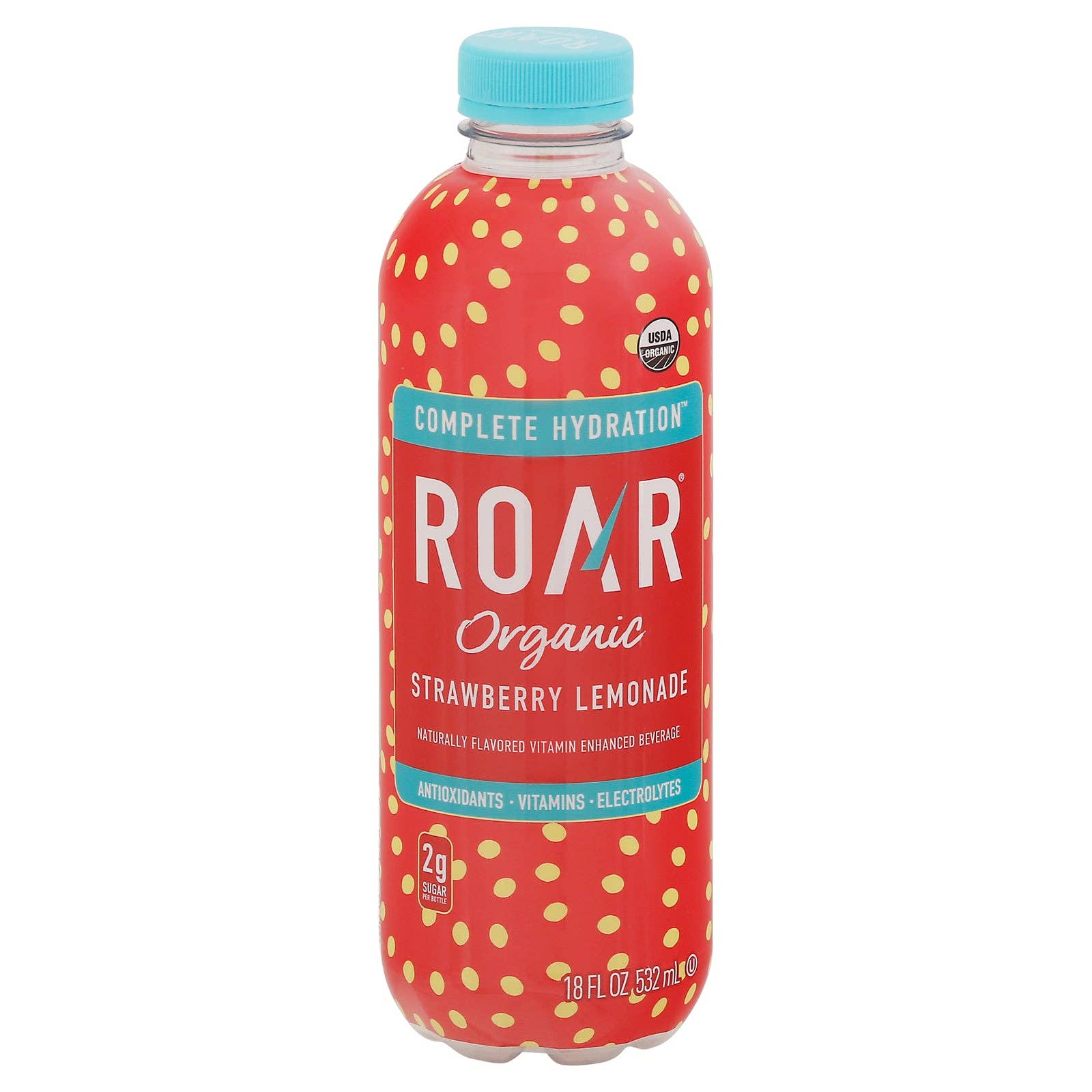 Everyday Supply Co - Wholesale Flavored/Infused Water (Non-Carbonated) - Roar Organic - Water Og2 Strwbry Lemonad - CS of 12-18 FZ0