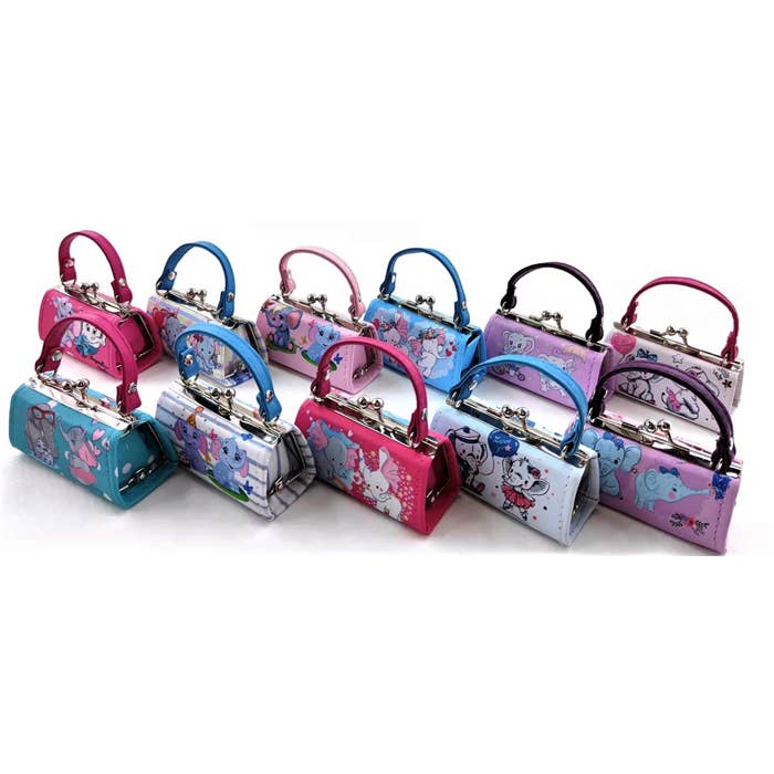 Peaceful Village Inc. - Wholesale Crossbody Bag - Women's - Cartoon Elephant Lipstick Mini Purse