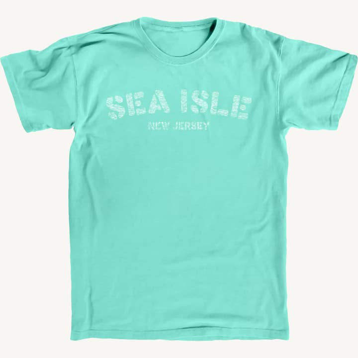 Sea Isle Arch Premium Tee for wholesale by Salt Water Colours