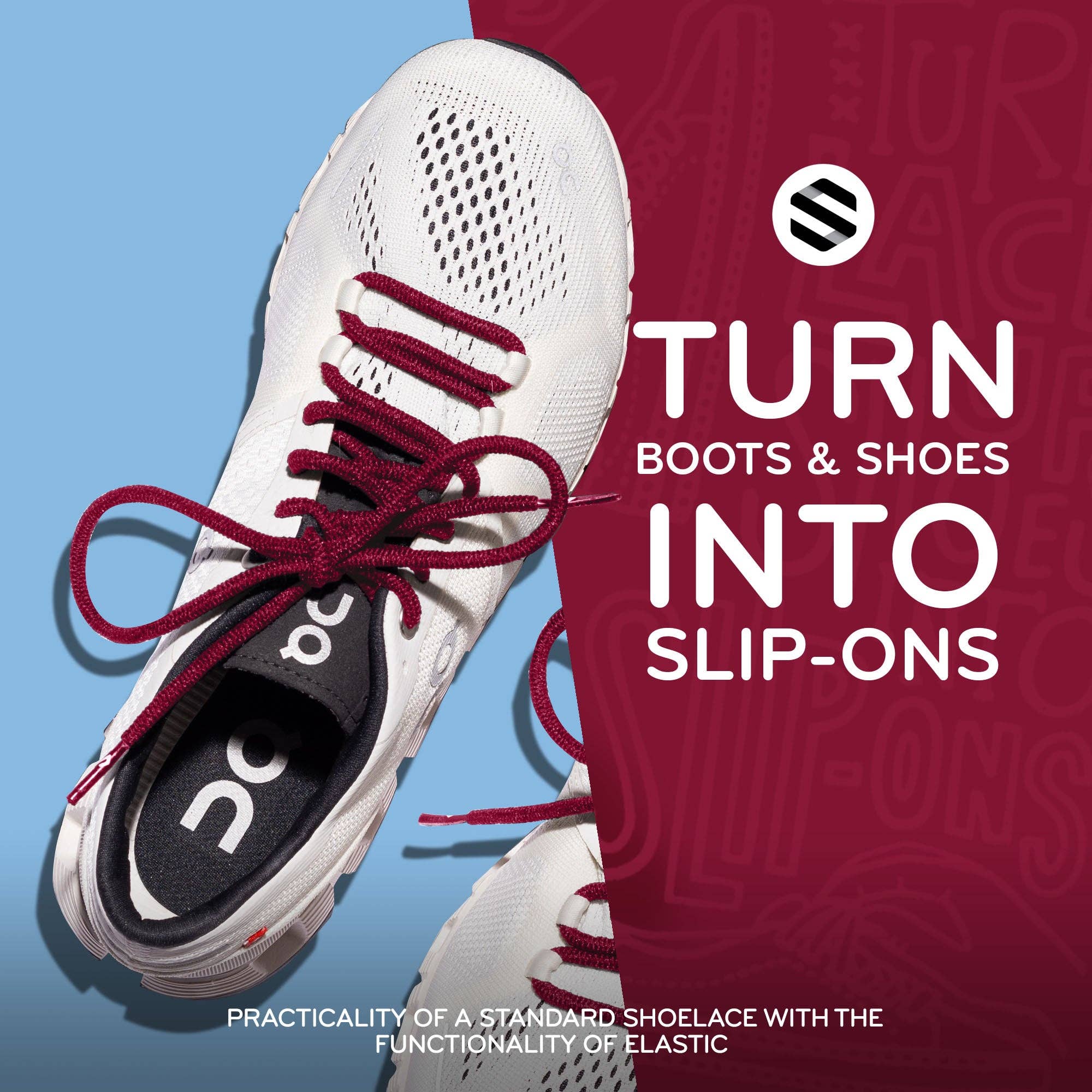 The Original Stretchlace - Wholesale Schoenveters - Uniseks - Ronde Elastische Rekbare Schoenveters46