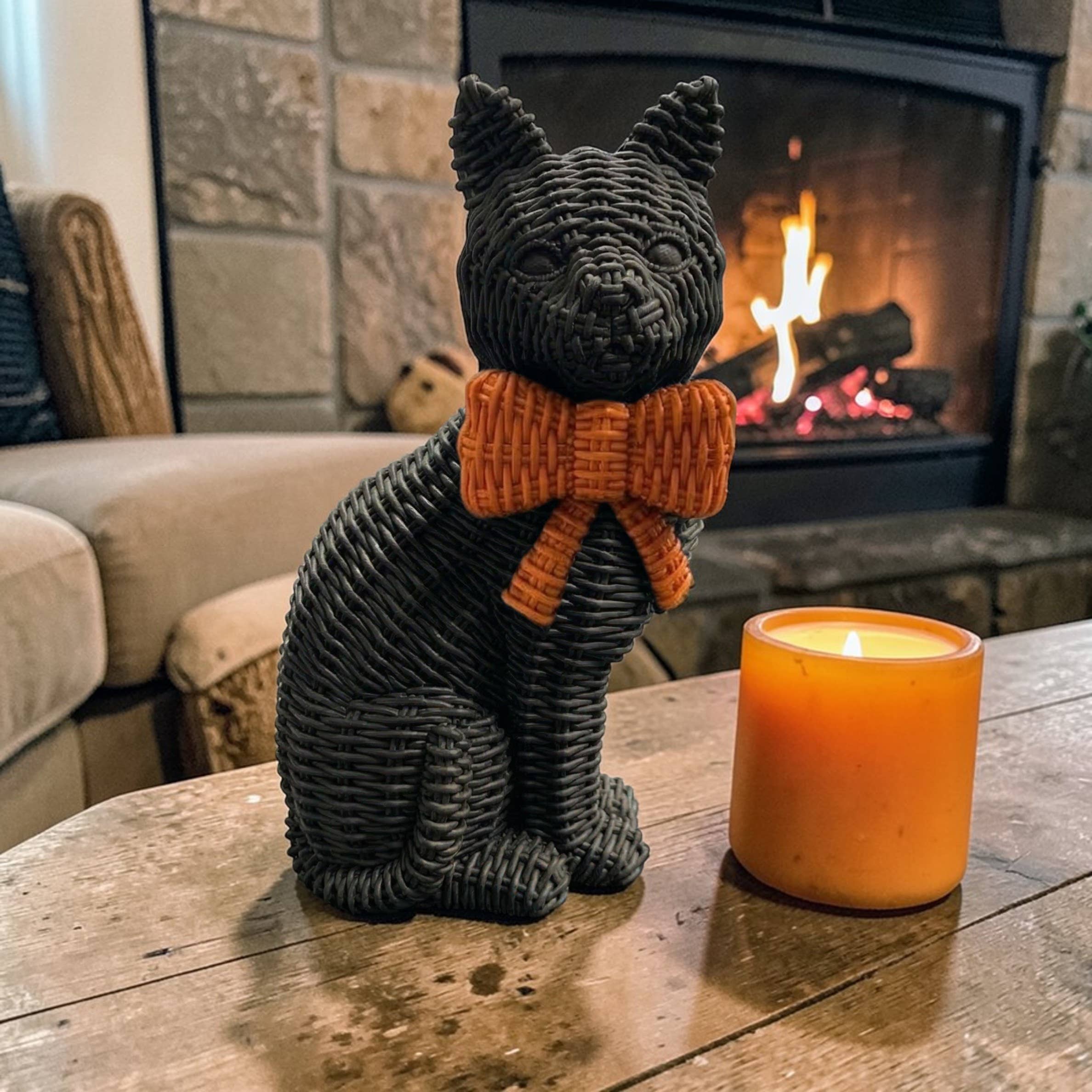 Gia Roma - Wholesale Decorative Figurine - Black Cat Decoration, Farmhouse Halloween Home Decor Statues12