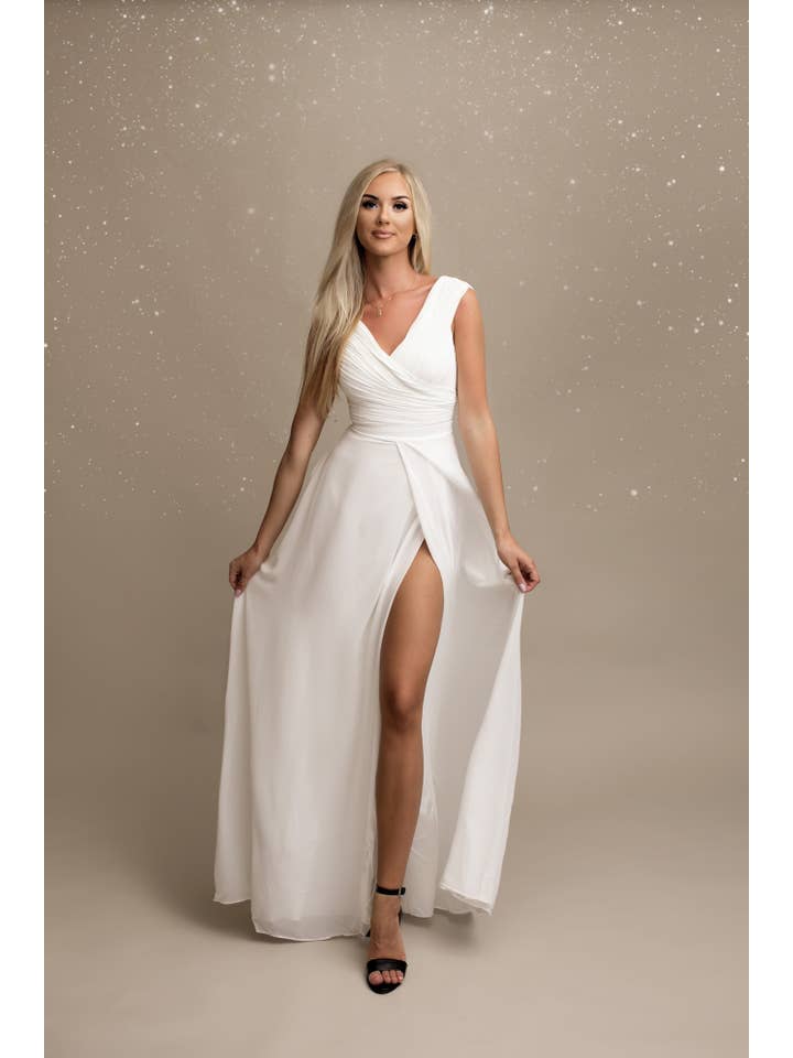 Eva & Lola - Epsilonn - Wholesale Gown - Women's - Thigh Split Bridesmaid Dress - R1390