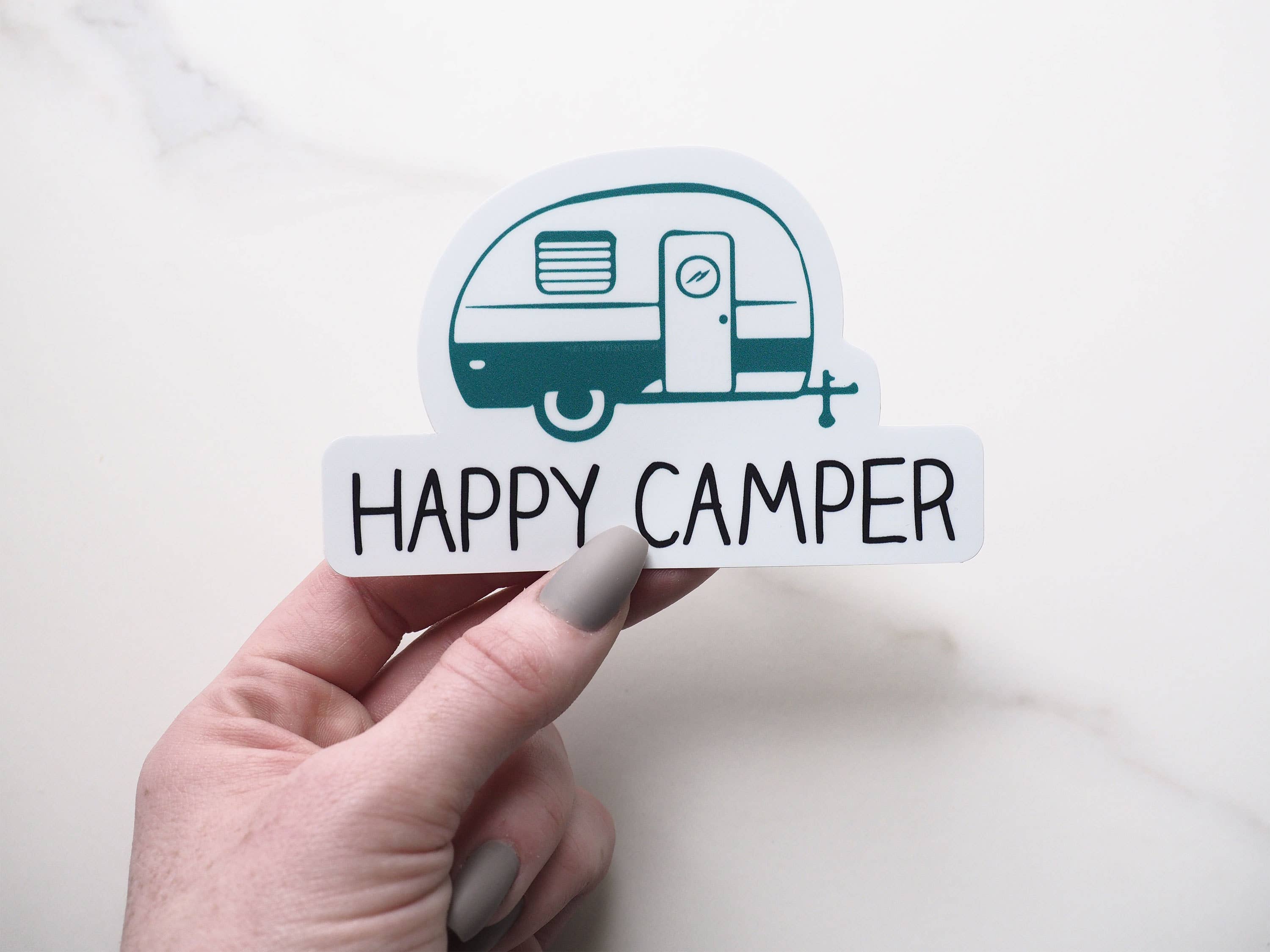 Sentinel Supply – Großhandel Aufkleber – Happy Camper Aufkleber, niedliche Autoaufkleber für Wohnmobile3