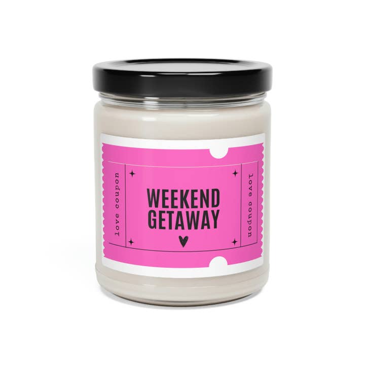 Vela Weekend Getaway de 9 oz, vale Love para venta al por mayor de GiftJunkie