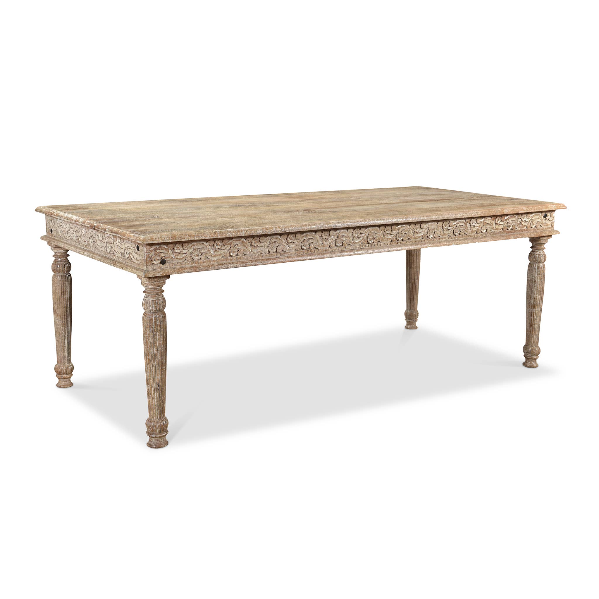 Timbergirl - Wholesale Patio Table - Carved Dining Table