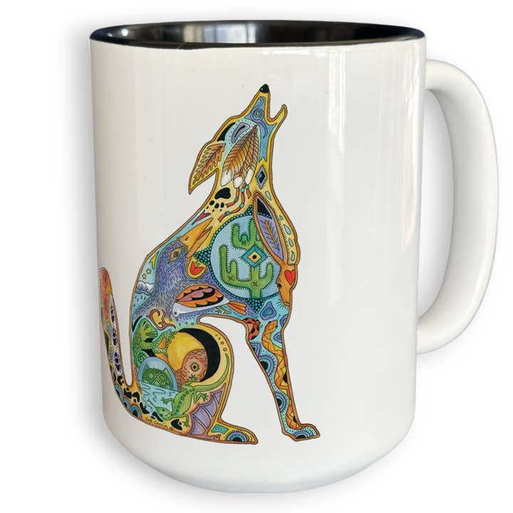 Coyote 15 oz Mug for wholesale by EarthArt International